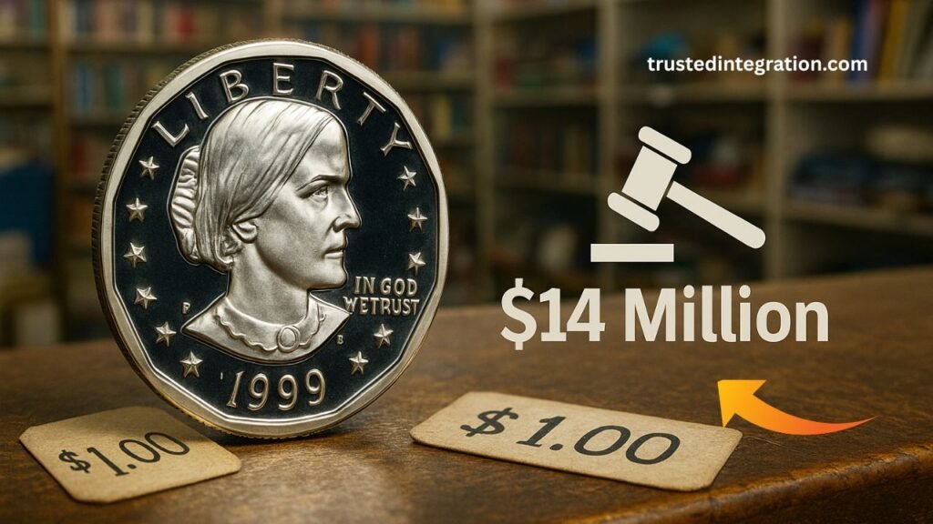 Rare 1999 Susan B. Anthony Dollar Found In Thrift Store Sells for $14 Million