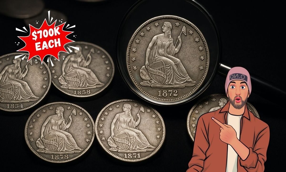6 Rare Seated Liberty Half Dollars Now Worth $700K Each — Still In Circulation