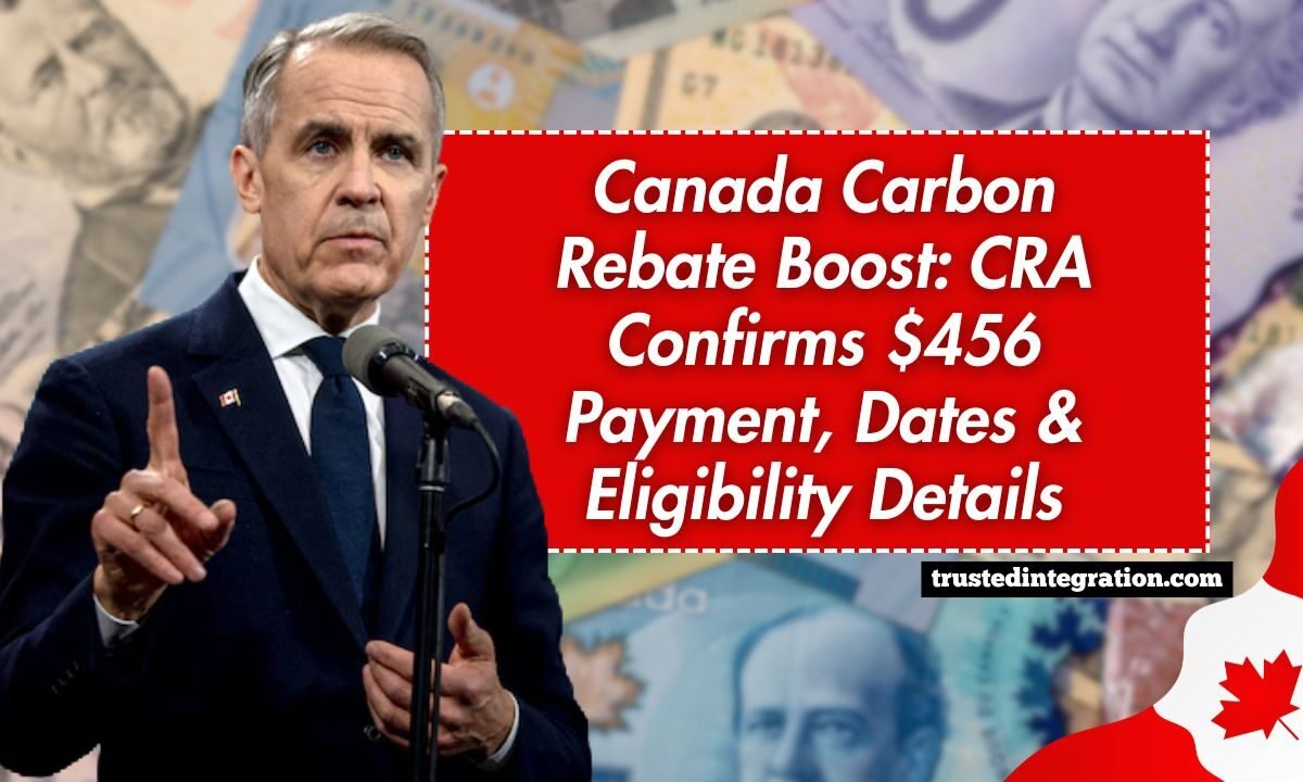 Canada Carbon Rebate Boost: CRA Confirms $456 Payment, Dates & Eligibility Details
