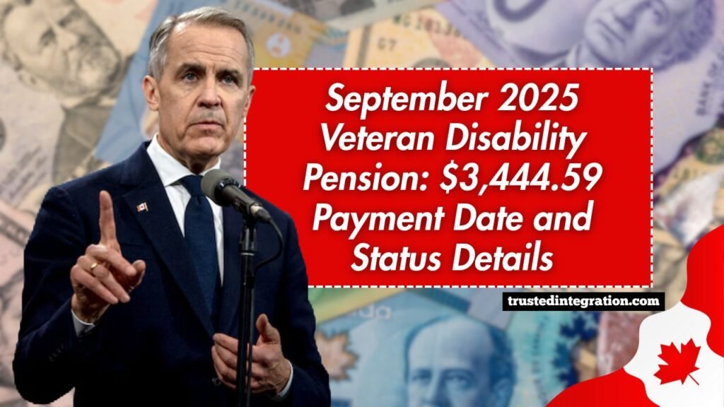 September 2025 Veteran Disability Pension: $3,444.59 Payment Date and Status Details